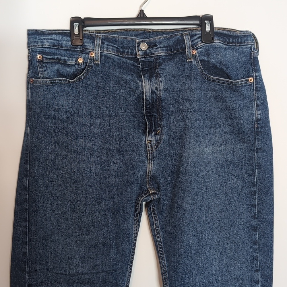 Levi's 505 Regular Straight Leg Denim Jeans - Picture 2 of 6